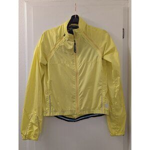 Novara Womens Yellow Cycling Jacket With Reflective Details Size M Lightweight W